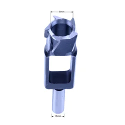 High - Speed Steel Woodworking Router Bit with 13mm Shank - 8mm