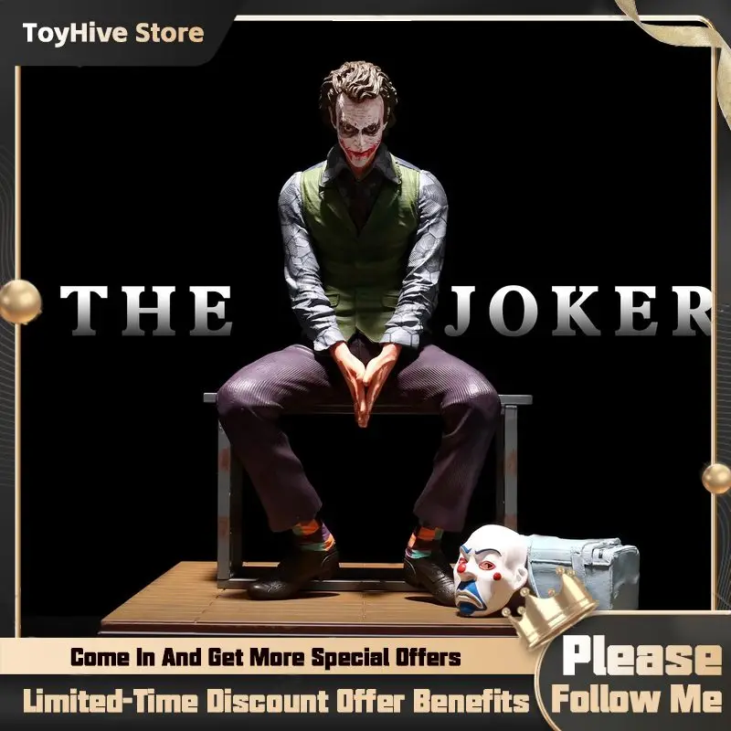 Neue Joker Heath Ledger Actionfiguren Autodach-Dekoration Tragbare Wildmasken-Statue Modell Auto-Puppe Spielzeug Sammlung Weihnachtsgeschenk