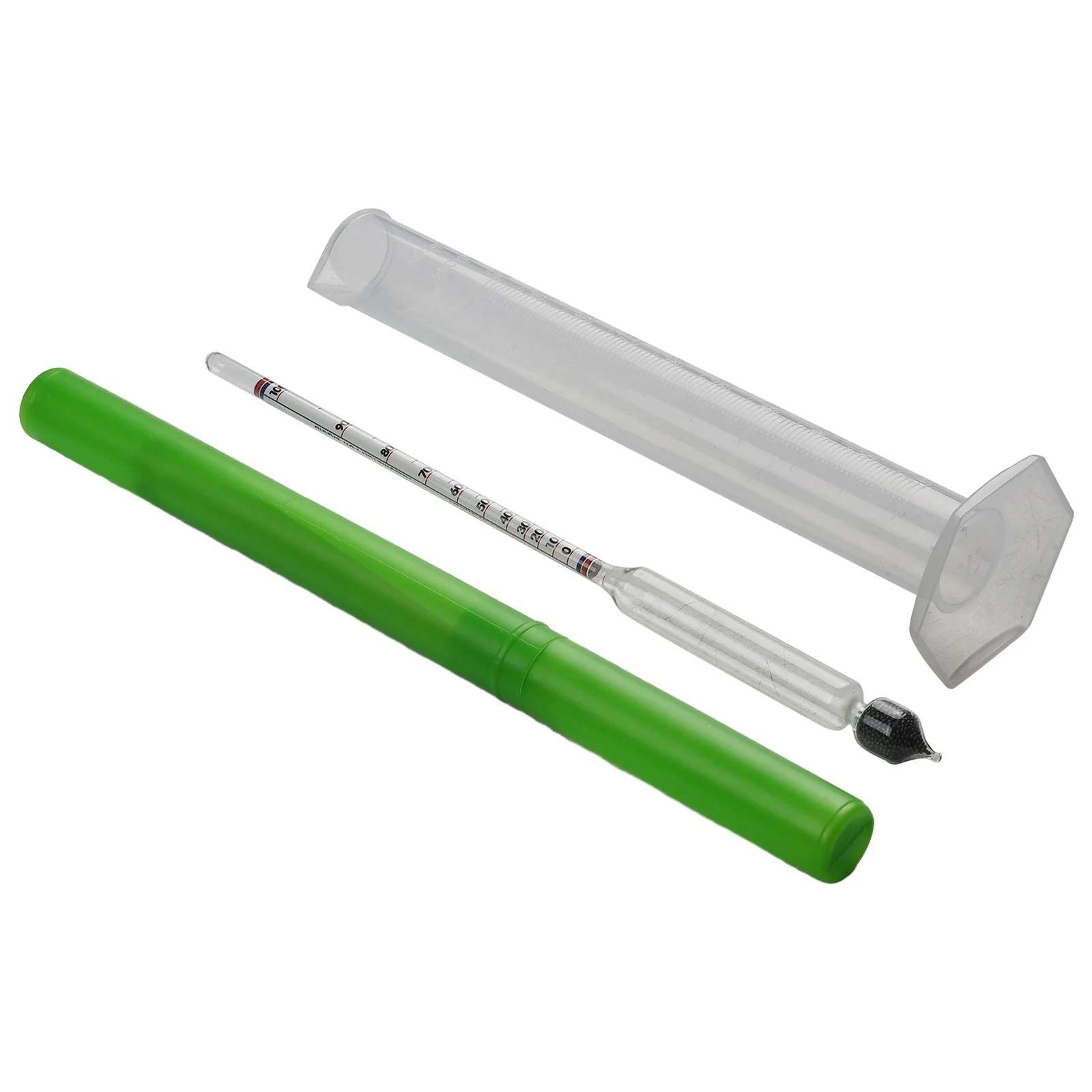 

Accurate Brand New Home Alcohol Meter Replacement 0-100% Meter Accessories With Measuring Cup Alcohol Hydrometer
