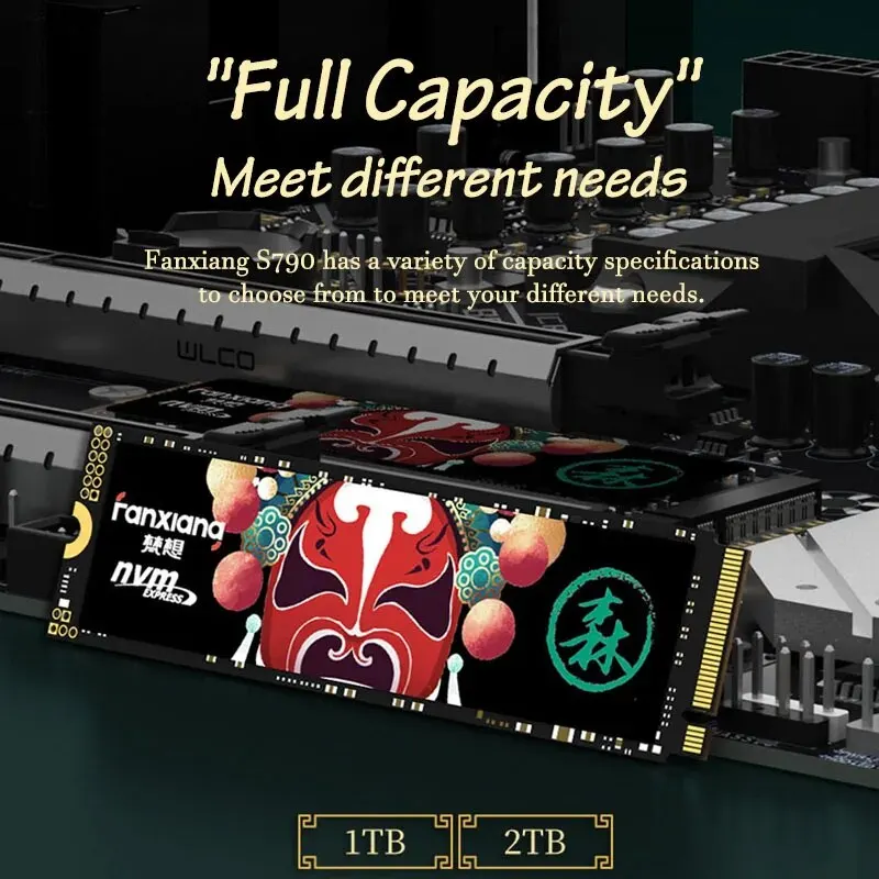 Рисунок 2 - SSD-диск Fanxiang 7400 Мб/с NVMe M.2 2280 2 ТБ 1 ТБ