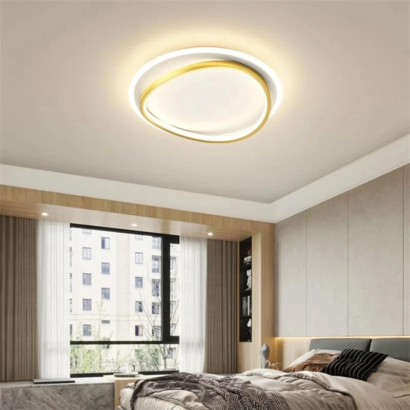 

Round Simple New Modern LED Chandeliers Lights Dimming Luminaire Bedroom Living Study Foyer Room Salon Lighting Lamps Household