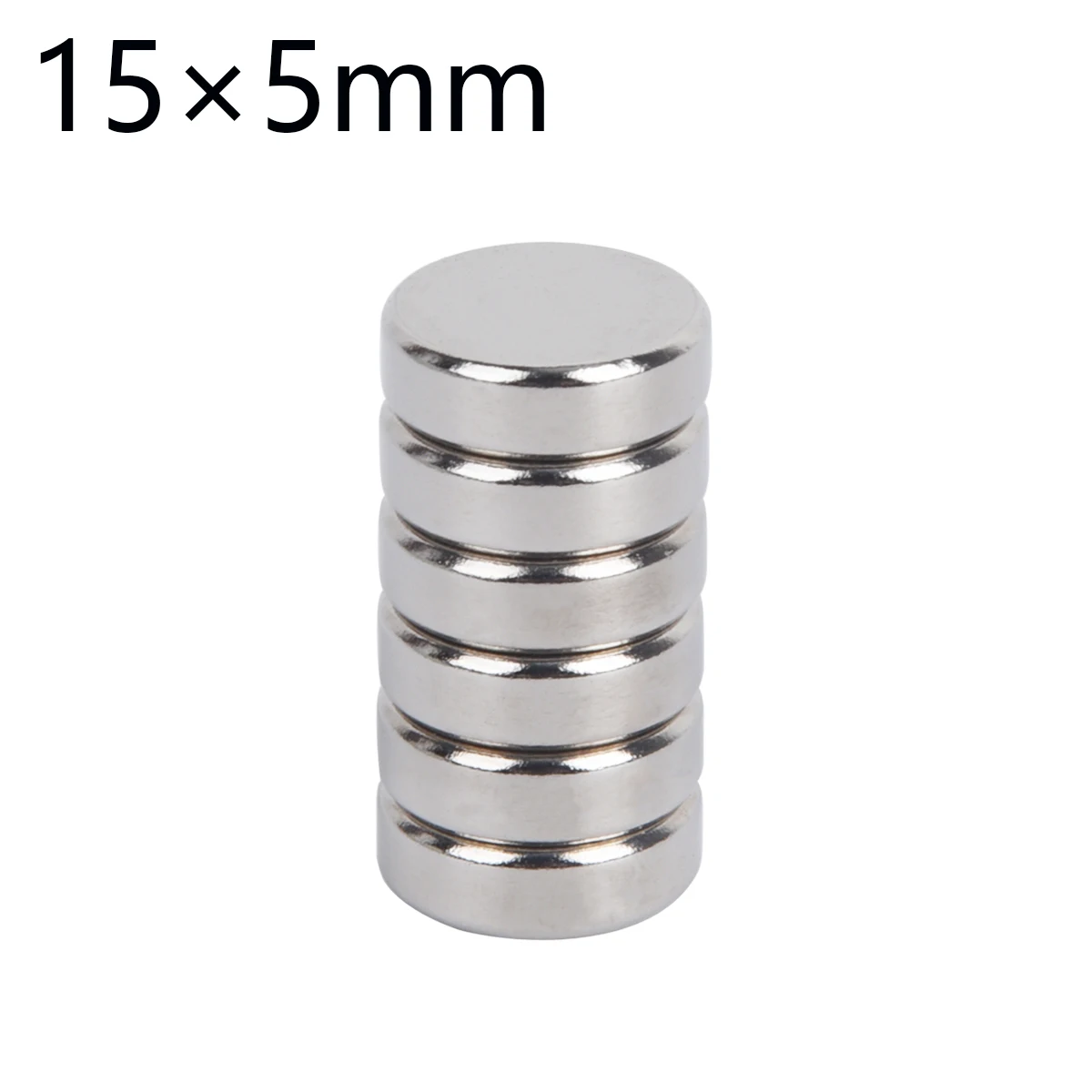 15x5mm Neodymium Magnet Rare Earth Permanent Magnet Material Strong Magnetic Round Magnets for Office Storage Whiteboard 3~30pcs