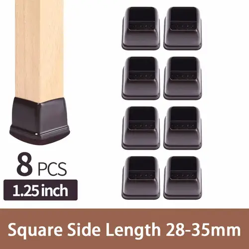 8PCS Upgraded Chair Leg Covers Silicone Anti-Slip Felt Furniture Feet Protectors from Scratches for Hardwood Floor Reduce Noise - Image 20