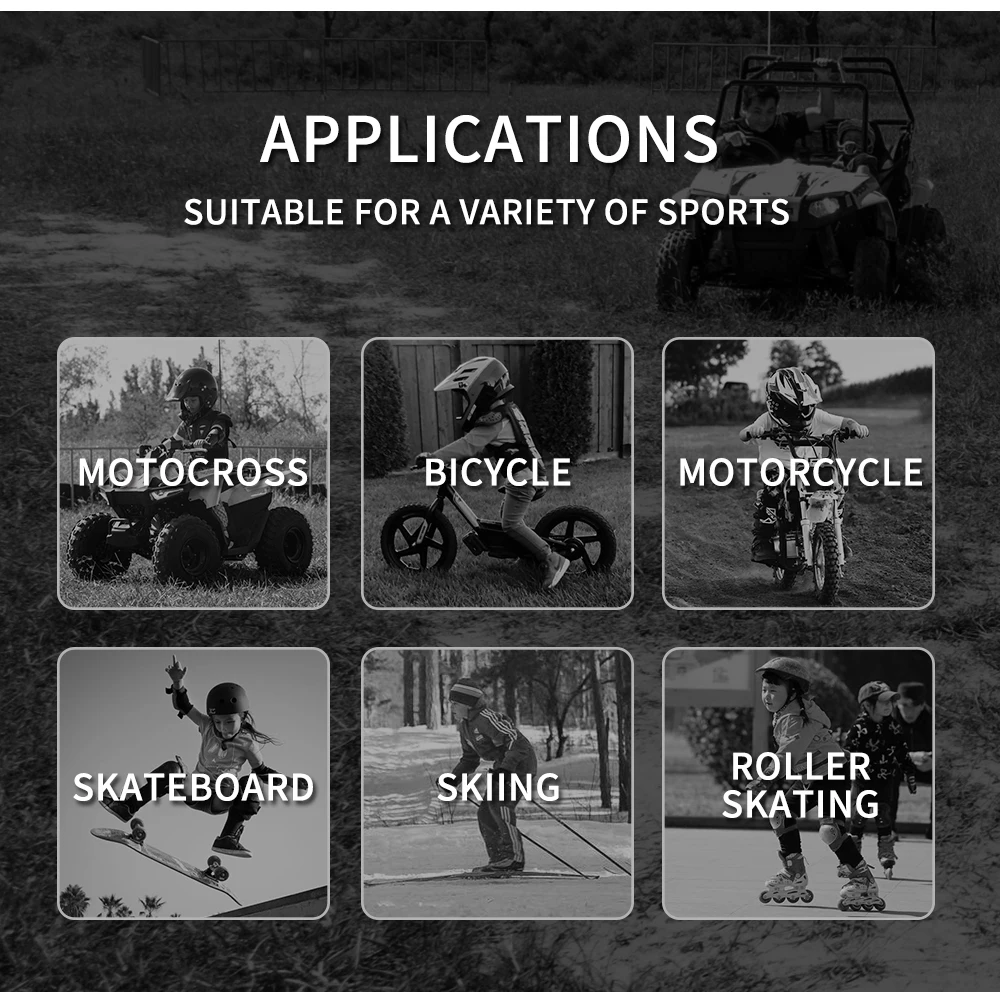 BARBOK Children's Sports Motorcycle Armor Jacket Cross-Country Cycling Protective Armor Ski Protection Equipment
