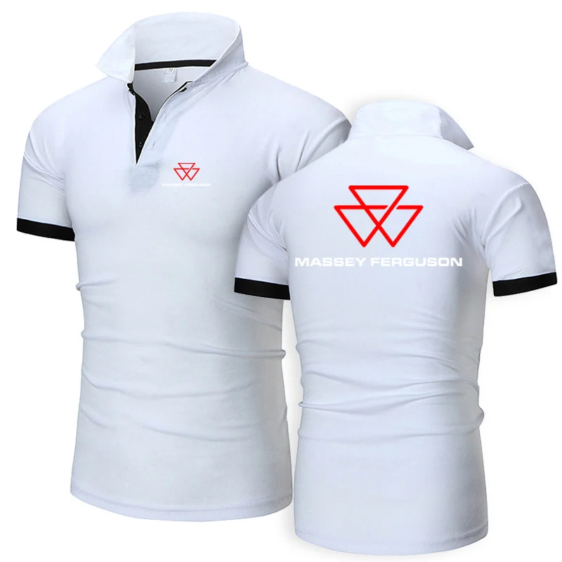 Cotton Breathable Polo Shirt for Men Summer Casual Wear