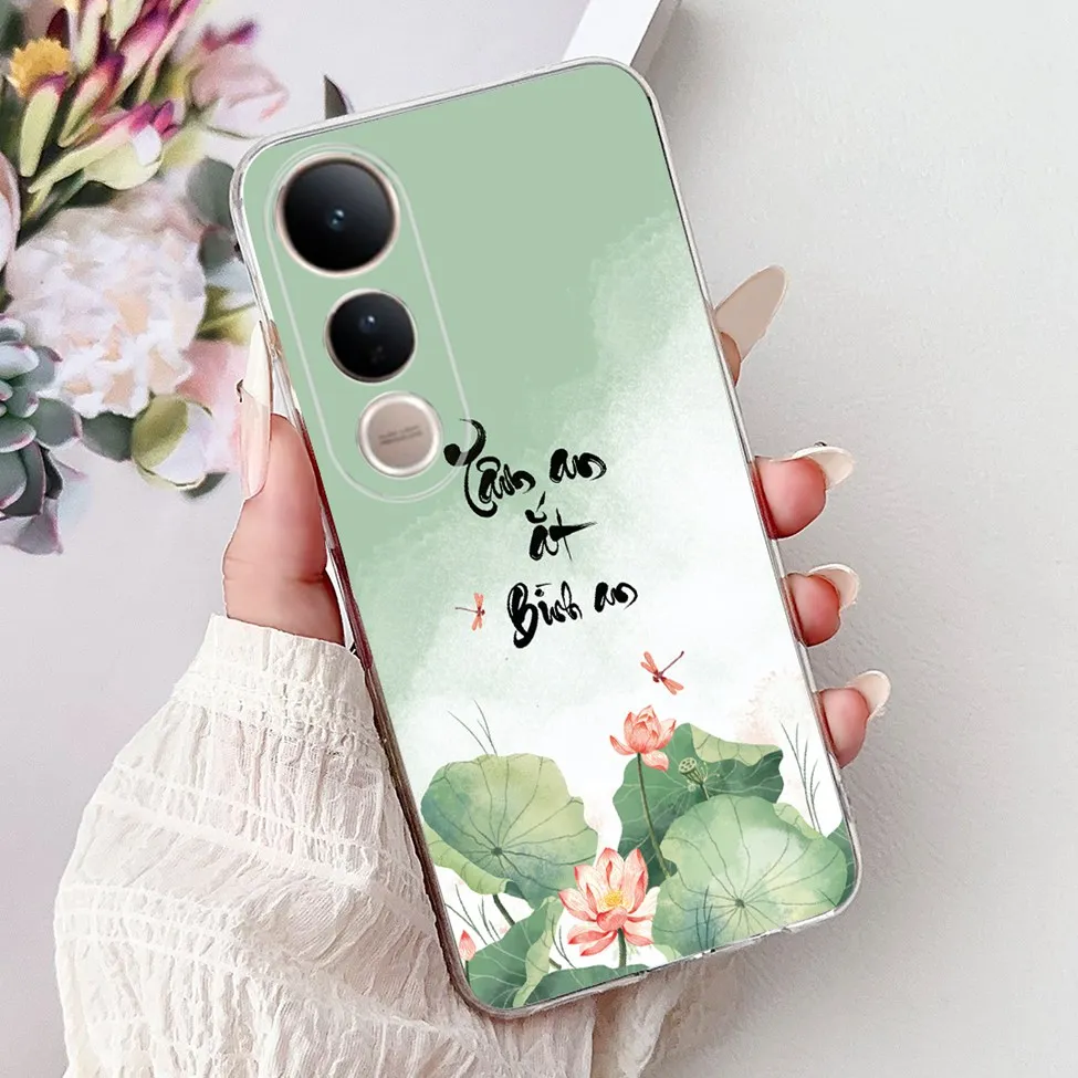 Cute Cat Luxury Fashion Floral Painted Back Cover - Stylish and Fun Phone Case