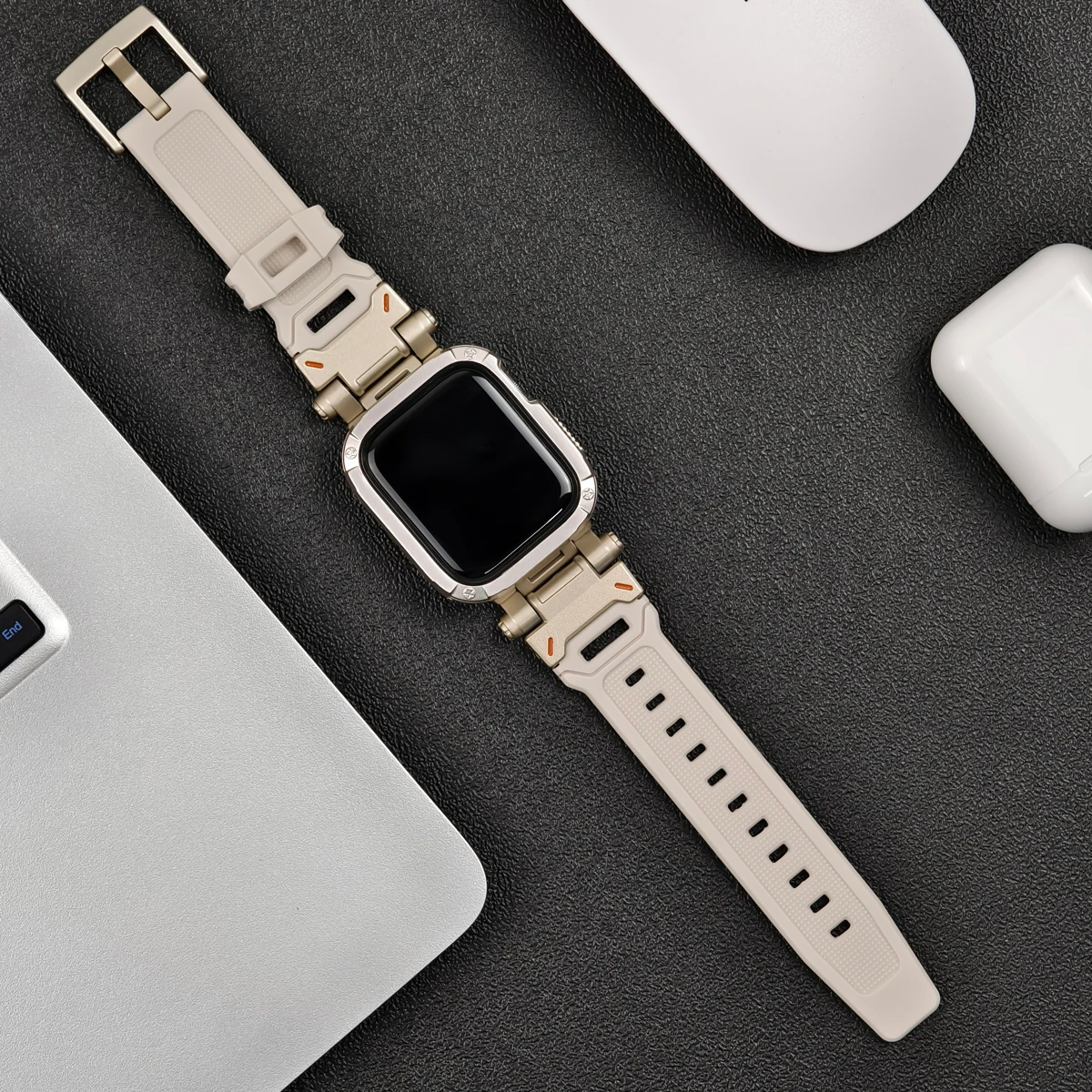 Premium TPU Case & Silicone Strap for Apple Watch - Ultra Protection Series