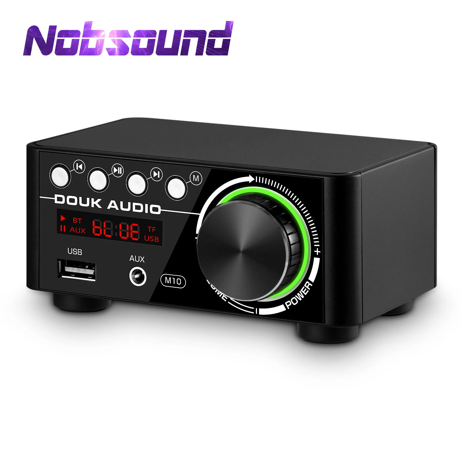 Moskee hoorbaar rustig aan Nobsound Mini Bluetooth 5.0 Digitale Versterker Stereo Receiver Hifi 2.0  Kanaals Home Audio Auto Amp Usb Muziekspeler Klasse D amp|Versterker| -  AliExpress