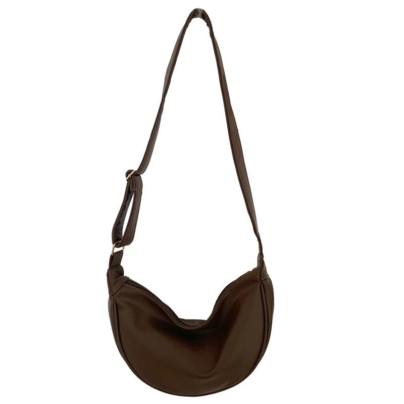 thumbnail image 1 of Bolso de hombro de cuero suave de PU de primera calidad, bolso cruzado japonés, 1 of 5