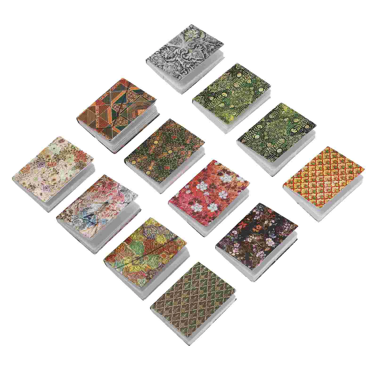 

12 Miniatures Books Books 1 12 Scale Miniature Books Toys Accessories Books for Pretend Play