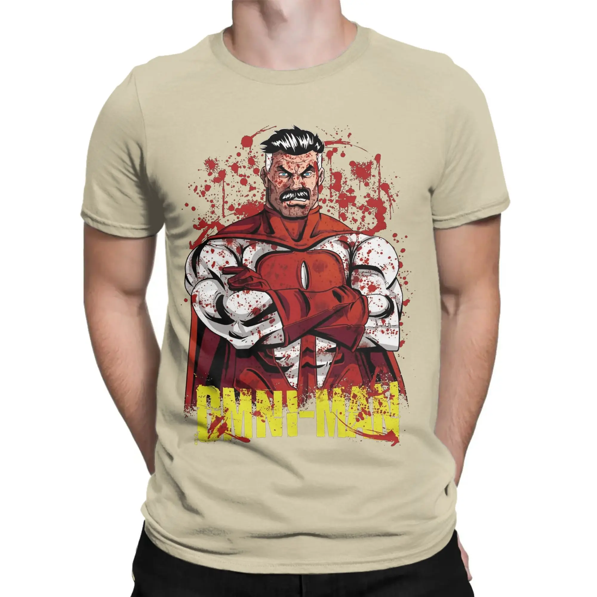 Oversized 100% Cotton Hip Hop T-Shirt with Y2K Funny Design