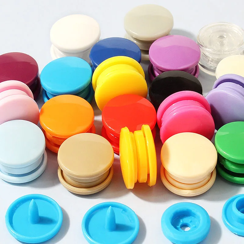 MIX 15 colors glossy KAM snaps fastener resin snap buttons T5 caps 12.5mm  150 sets plastic box packing separately - AliExpress