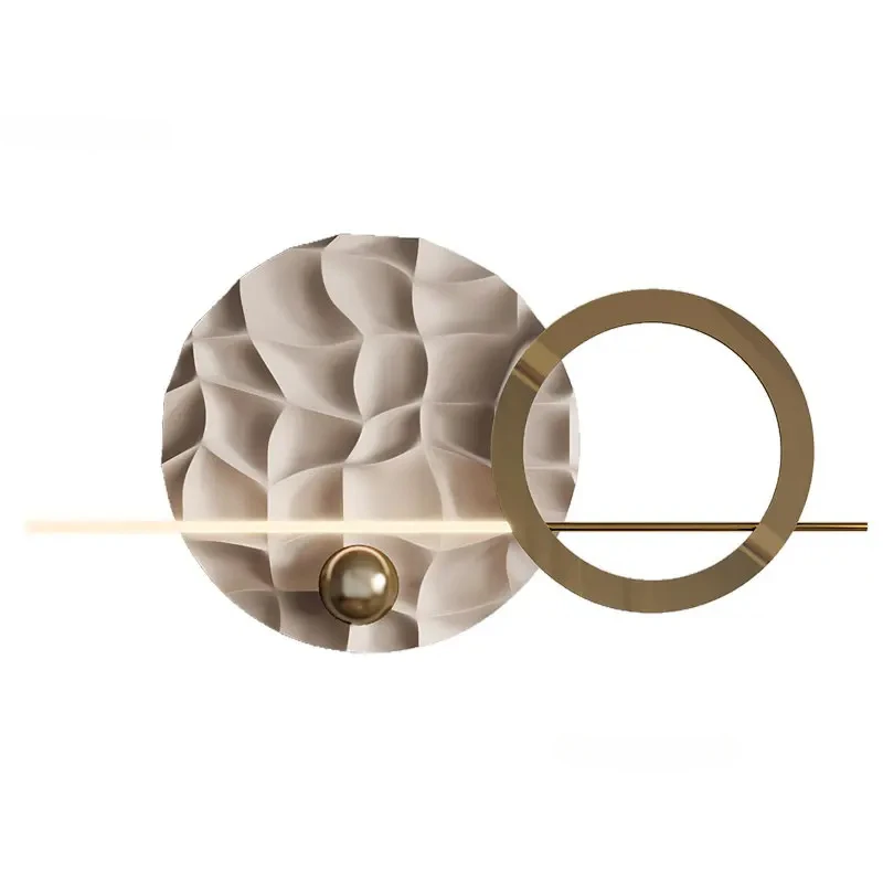 

Italian Light Luxury Metal Wall Decoration Home Living Room Wrought Iron Wall Decor Creative Bedroom Bedside Hanging Decoration