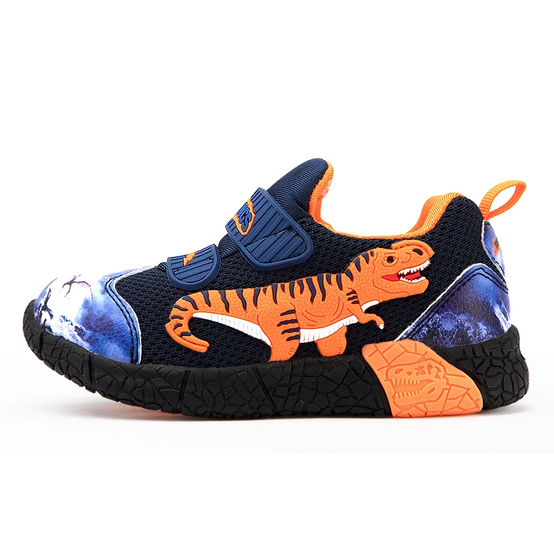 Children Dinosaur Mesh Shoes Boys Spring Tennis Sneakers Girls Tyrannosaurus Rex Outdoor Casual Sports