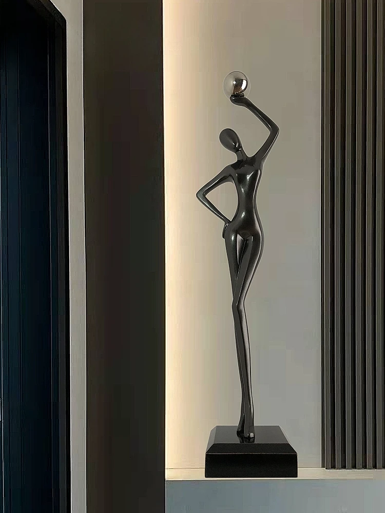 

Simple modern abstract figure art sculpture ornaments entrance wine cabinet Italian minimalist decorations