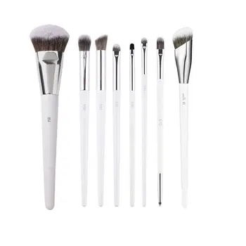 2/3/4/5/6/7pc Pennelli per trucco bianco Fondotinta liquido Base Pennello per trucco Ombretto miscelazione Dettaglio Viso Correttore per occhi Strumento di bellezza
