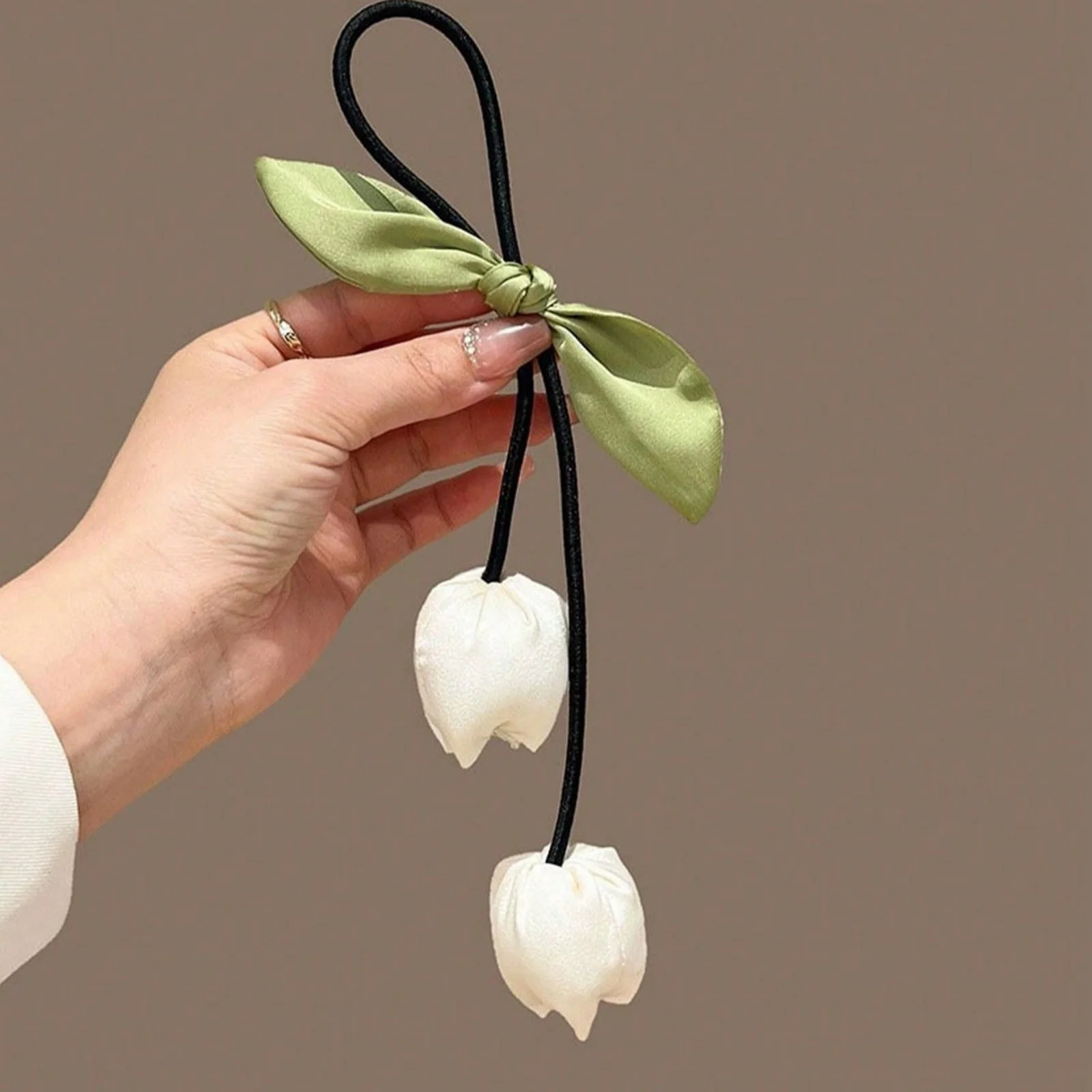 2/4PCS Sweet Bow And Mini Hair Scrunchies Set, Korean - Style Elegant Hair Accessories For Braided Hairstyles，Cute Hair Ties