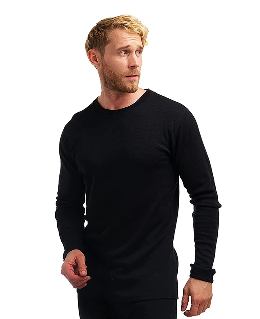 100% Merino Wool Base Layer Shirt Top Men Merino Wool Long Sleeve Thermal  Underwear 180g Wicking Quick Dry Breathable Anti-odor - T-shirts -  AliExpress