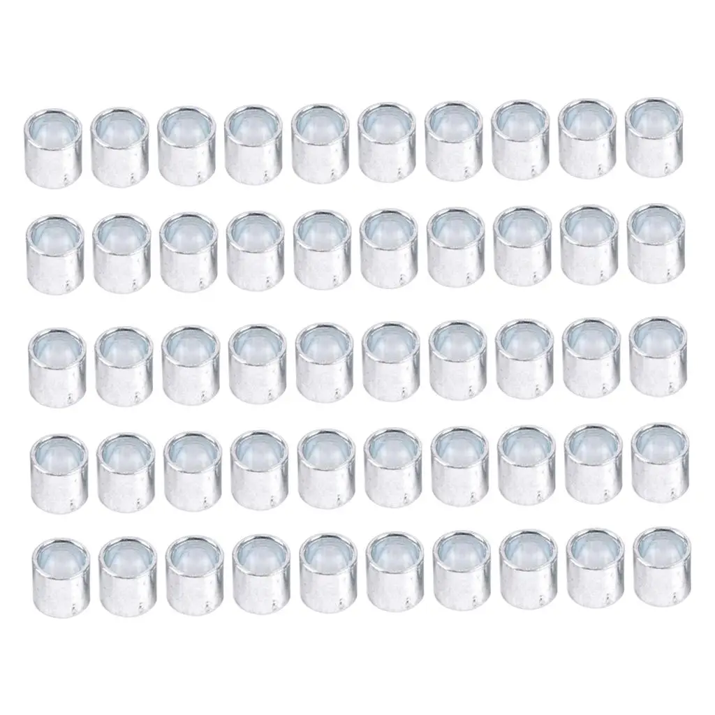 50 Pieces Durable Aluminum Longboard Skateboard Bearing Spacer 10mm X 11mm 50 Pieces Durable Aluminum Longboard Skateboard Bearing Spacer 10mm X 11mm