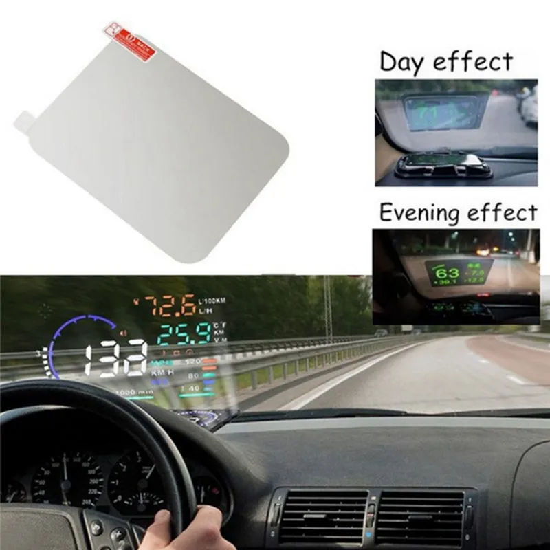 Head Up Display 1 Pc Beschermende Reflecterende Screen Verbruik Overspeed Display Auto Styling Auto Hud Reflecterende Film