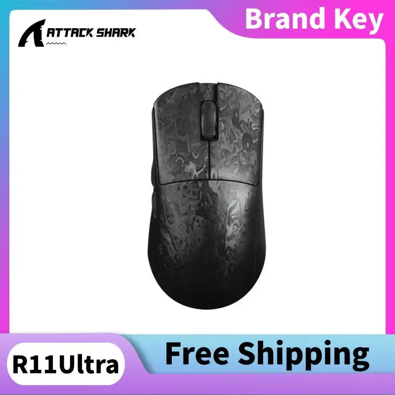 Attack Shark R11 ウルトラカーボンファイバー 8K ワイヤレスマウス
