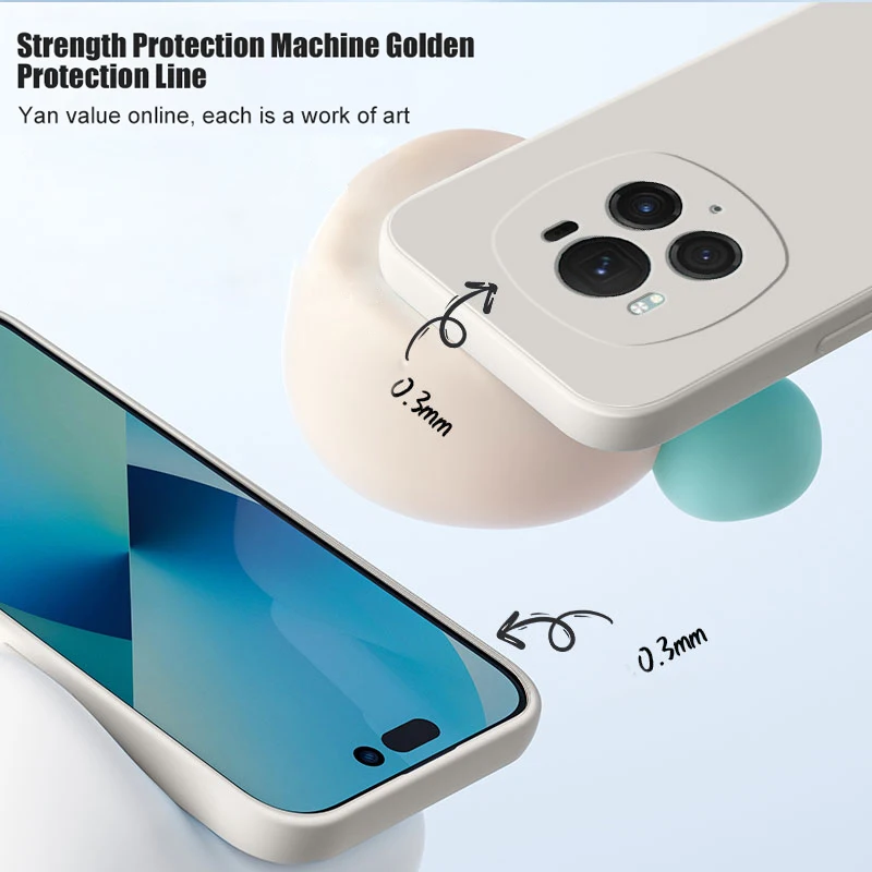 حافظة لهاتف Honor Magic 6 Pro حافظة فاخرة من السيل...