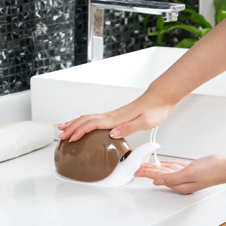 Bagno Creativo A Forma Di Lumaca Lozione Disinfettante Per Le Mani Bottiglia Separata Pressa Shampoo Lozione Bottiglia Gel Doccia Bottiglia Vuota
