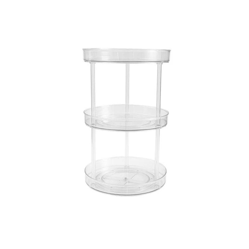 

1Set Rotating Kitchen Seasoning Refrigerator Tray Seasoning Rack Turntable Storage Box Multi-Layer Storage Rack Plastic