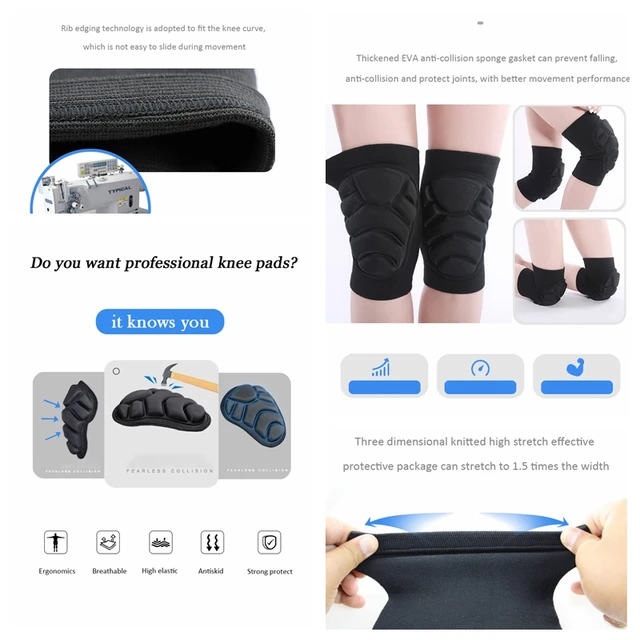 1 Pair Breathable MTB Knee Protector Anti-slip Basketball Knee Pads Mountain Bike Cycling Dancing Elbow Knee Brace Support 4