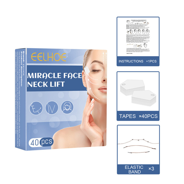 Invisible Thin Face Stickers acial Line Anti Wrinkle Skin V-Line Cheek V-Shape Chin Lifting Patches Women Face Beauty Tool