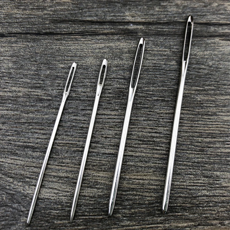 SHAPERME 9-Piece Large Eye Blunt Needle Set - Cross Stitch & Knitting Needles For Easy Threading