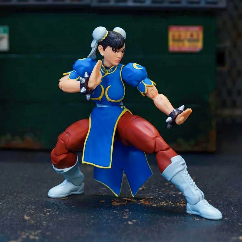

In Stock Original Jada Toys Arcade Female Boxer Iron Chun-li 6 Inch Mobile Doll Model Toy Desktop Decoration Birthday Gift