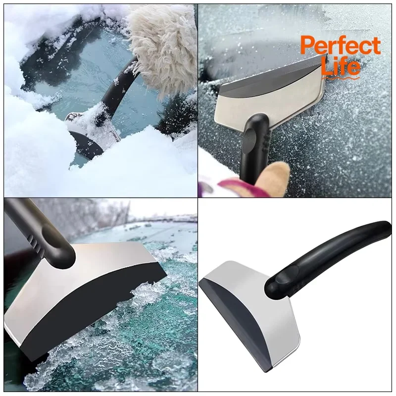 Car Snow Shovel Car Windshield Snow Removal Scraper Ice Shovel Window Cleaning Tool for All Accessories Removal
