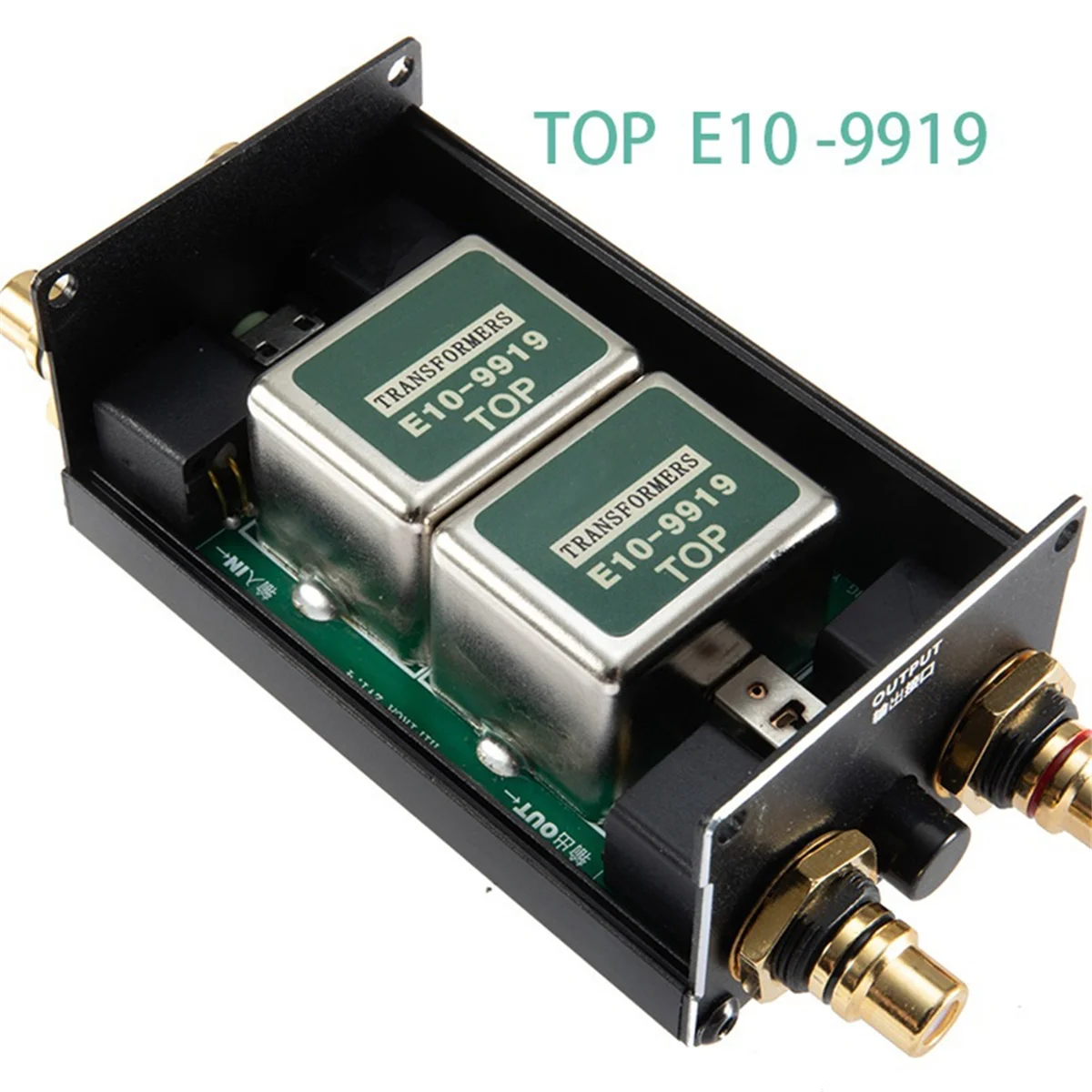 New PRO AV2 2CH HiFi Audio Isolator Ground Loop Audio Isolator Noise Filter RCA Noise Signal Reducer
