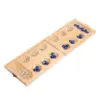 Wood Mancala Board Game Ages 7+ Children Family Games for Travel Party 1