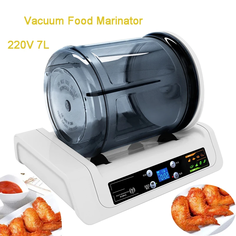 

Household Automatic Electric Vacuum Food Marinator LCD Inteliigent Hamburger Pickling Machine For Shop