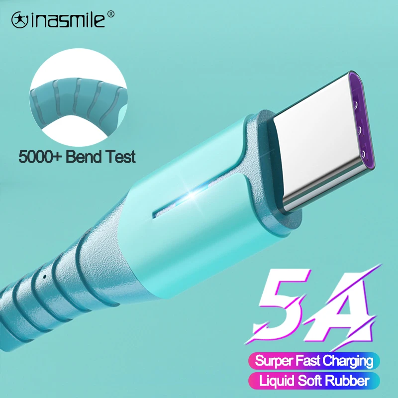 5A Mobile Phone fast Charging cable wire for xiaomi huawei USB Type C cable Micro USB Charger cable For samsung USB C data cord android phone charger