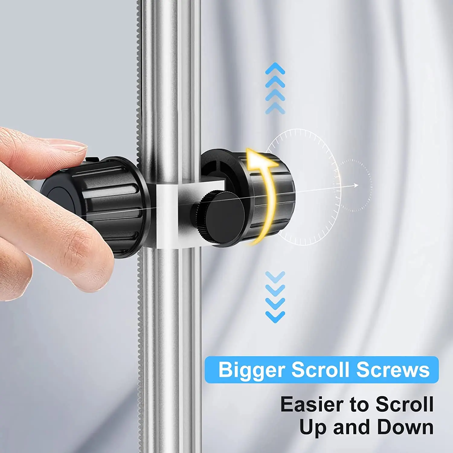 TOMLOV Digital Microscope Stand BR01 Universal Adjustable Holder Desktop Support Bracket for Max 1.38" Diameter Microscopio microscope arm stand,video microscope stand