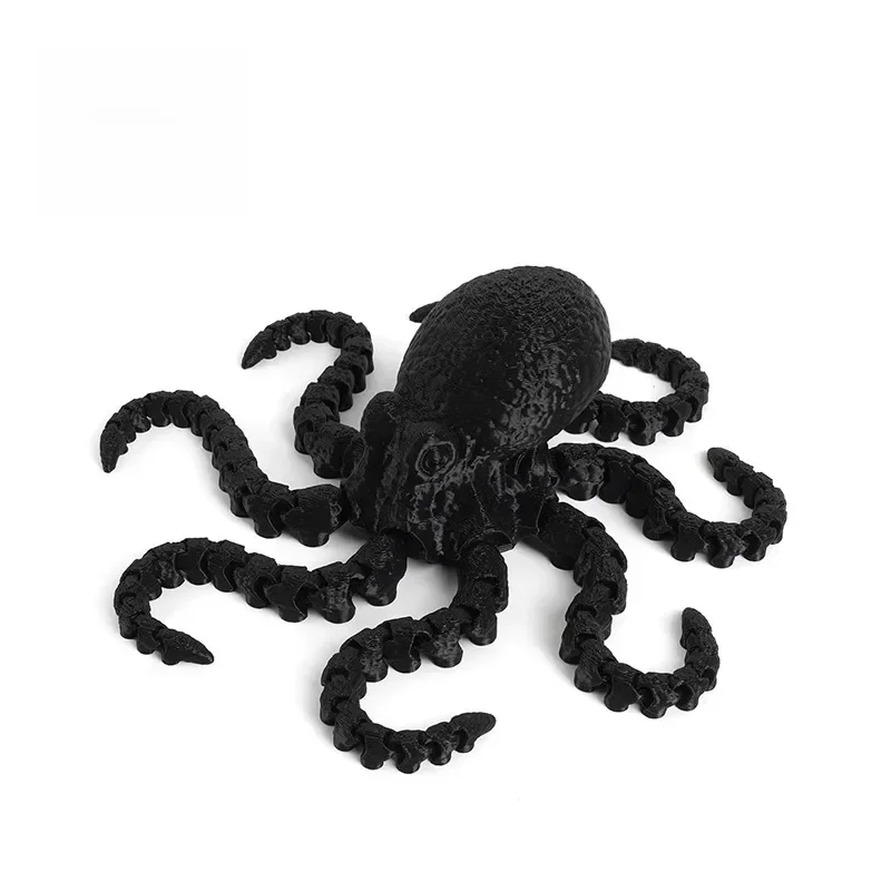 1pc 3D Printed Octopus Ornament: Creative Animal Desktop Home Model Gift 2 S8e947e1cab234e55a450d64fe52f1405m
