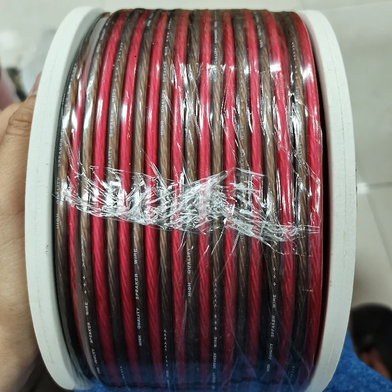 

Автомобильная аудиолиния, профессиональная аудиолиния для динамиков 12-18GA, подходящий усилитель, проводной кабель интерфейса для динамика