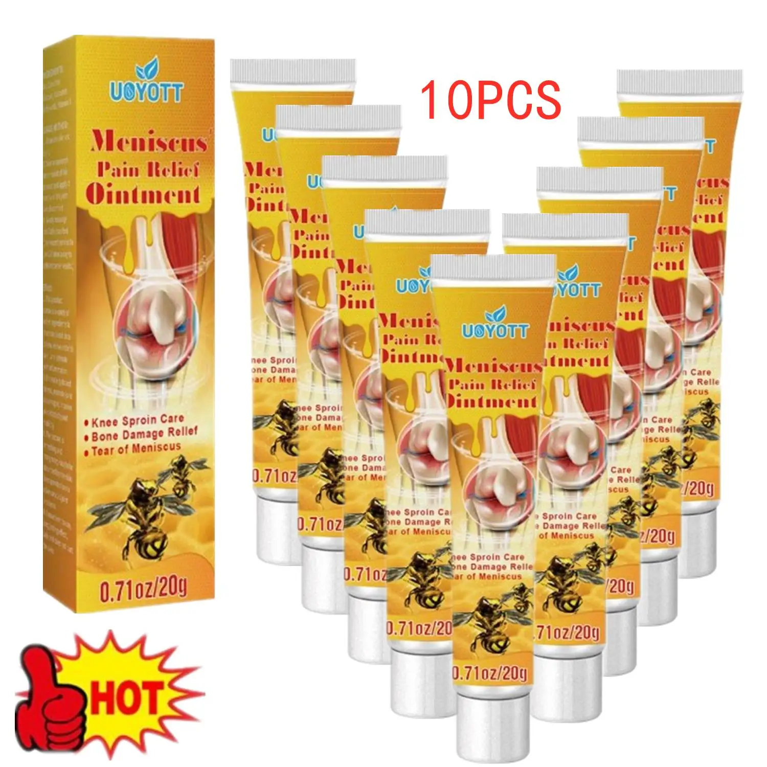 

10PCS 2023 New Beevenom New Zealand Bee Professional Treatment Gel Bee Cream New Zealand Bee 20g