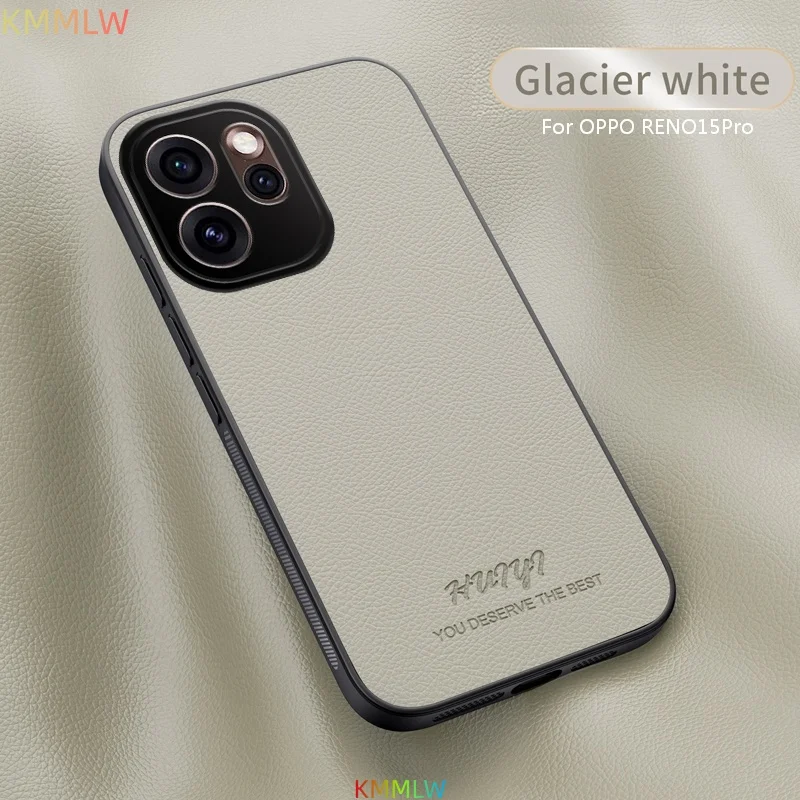 Lychee Pattern Leather Business Retro Case - Skin-Friendly Magnetic Charging Matte Shockproof Bumper Cover