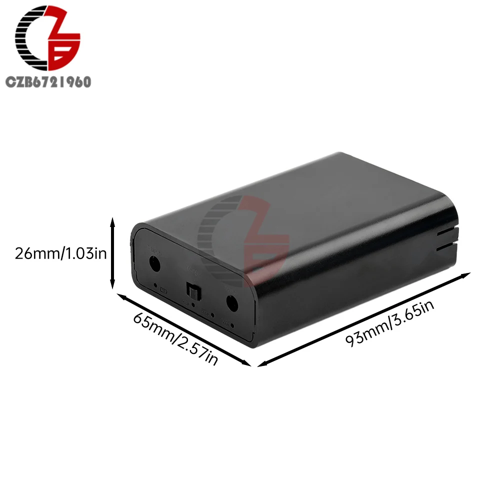 DC 12V Rechargeable Equal Voltage UPS Battery Pack 3pcs 18650 Battery No Soldering DIY UPS Shell Kit with Protector DC Holder