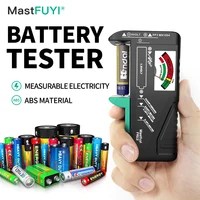 MASTFUYI Handheld Battery Tester Universal Battery 1.5V 9V AA AAA Coin Cell Battery Diagnostic Tool Battery health visualization 1