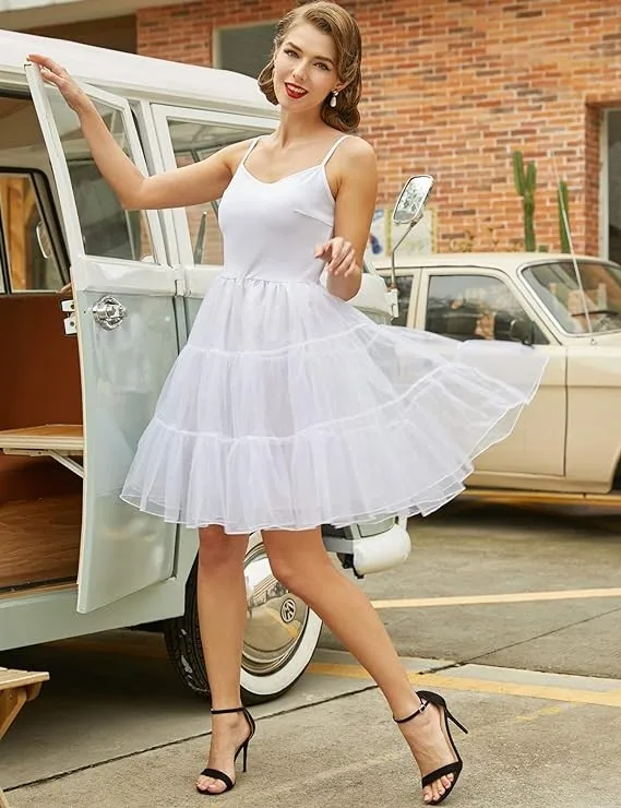 Short Tulle Skirt Rockabilly 90s Wedding Petticoat Crinoline Underskirt Adult Tutu Half Slips Bridal Accessorie Wedding Paty petticoat skirt petticoat underskirt wedding underskirt flower girl underskirt wedding petticoat tulle tutu skirt
