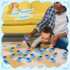 6/12/24/36PC Mini Rubber Ducks Blue with Sunglasses Sets Duck Toys Squeaky Rubber Ducks Cute Float  Duckies for Birthday 6
