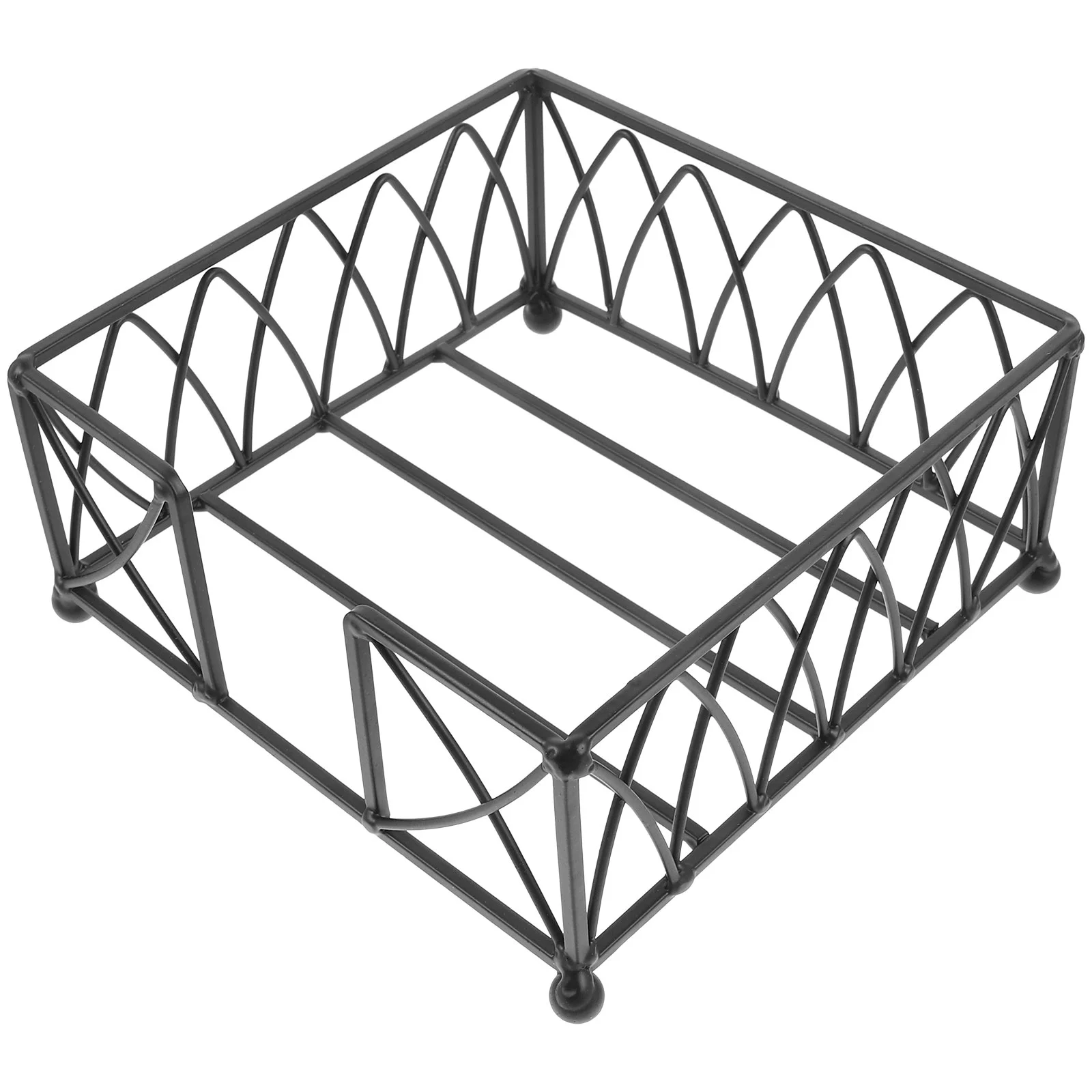 

Disposable Iron Paper Towel Holder Beverage Dispenser Lattice Napkin for Bathroom