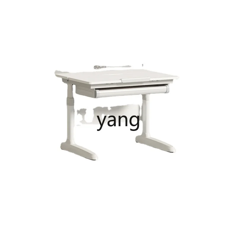 

Yhl Study Table Household Writing Desk Primary School Student Adjustable Desk Simple All-Match White