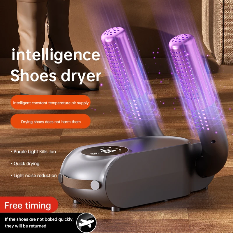 Portable Shoes Dryer Foldable with Timer Boot Deodorizer Folding Sock Dryer for Boots Shoes Gloves Hats Socks Odor Eliminator