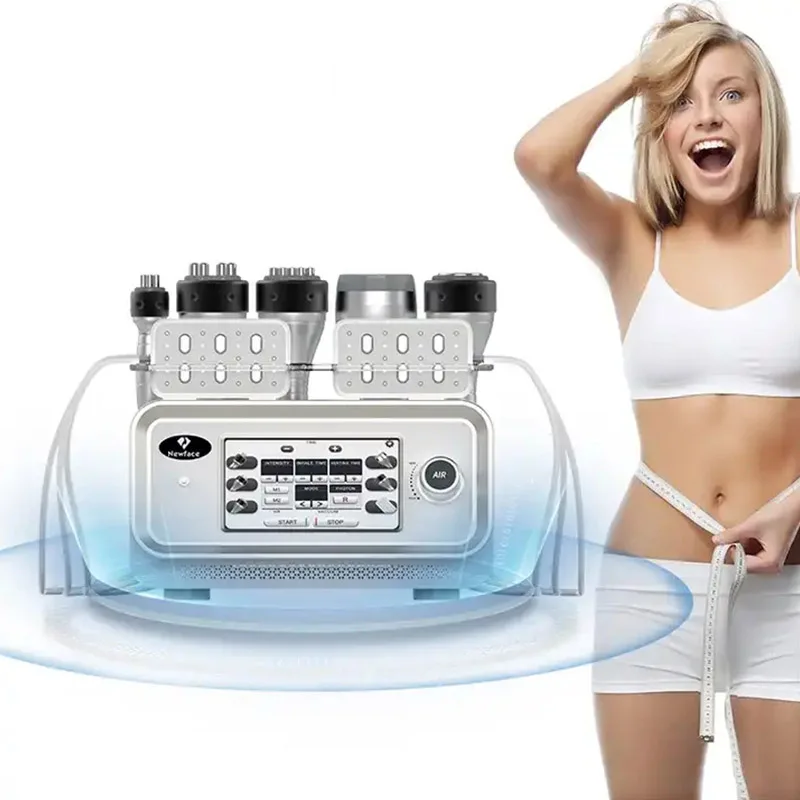 

New Arrival 6 In 1 40K Ultrasonic Cavitation Vacuum Radio Frequency Laser Body Shape Lipo Laser Slimming Machine for Home Use